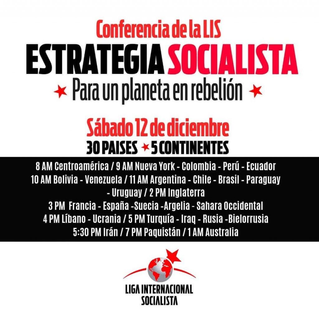 Sábado 12 11hs Conferencia De La Liga Internacional Socialista