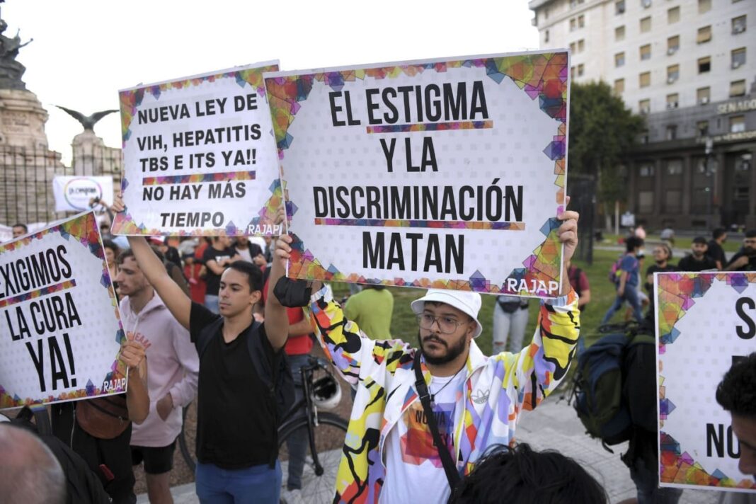 Protesta contra el desfinanciamiento de Milei