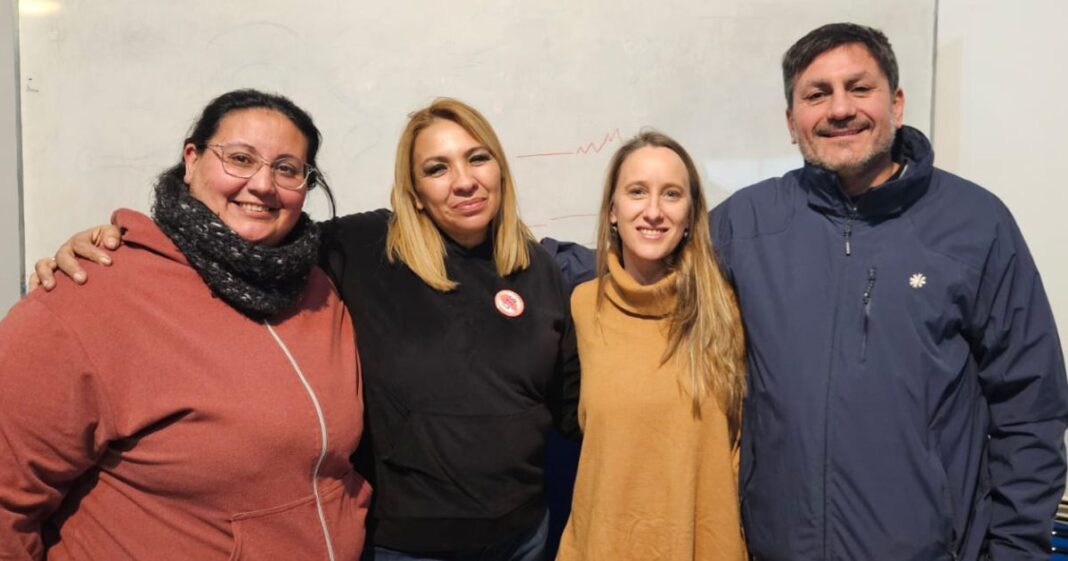 Luciana con la conducción de UTS
