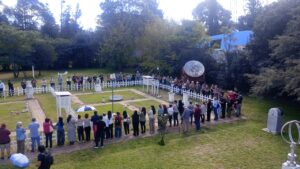 Vecinos y organizaciones abrazan al parque de la estación meteorológica Córdoba