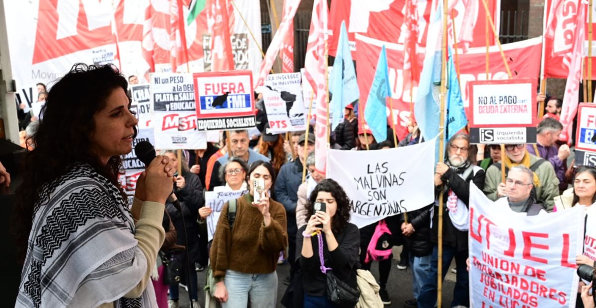 La visita de Kristalina Georgieva al país y el repudio frente al Ministerio de Economía