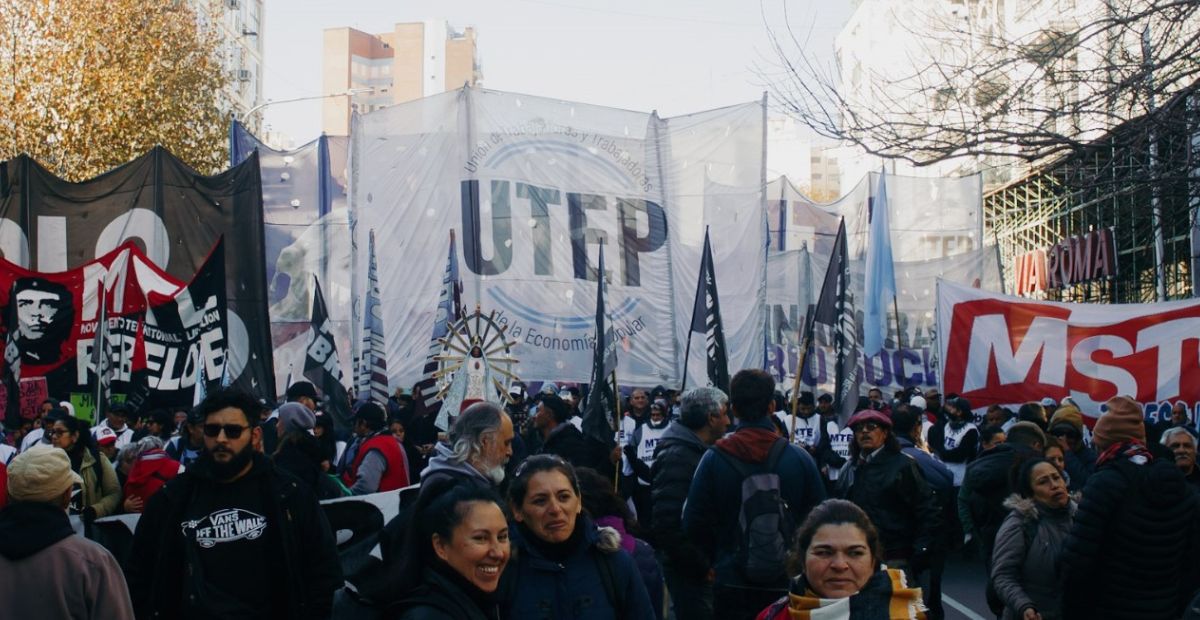 La movilización de las organizaciones sociales contra la baja del programa Volver al Trabajo
