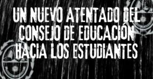 Estudiantes de Santa Cruz rechazan la jornada del Consejo de Educación sobre el régimen penal