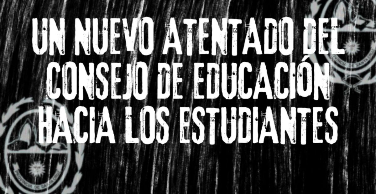 Estudiantes de Santa Cruz rechazan la jornada del Consejo de Educación sobre el régimen penal