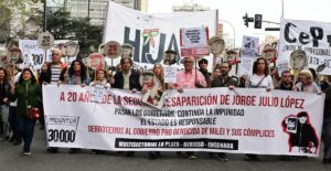 La movilización en La Plata a 20 años de la desaparición de Jorge Julio López