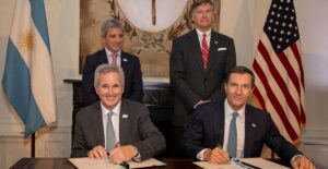 El acuerdo del corredor Andes-Atlántico firmado entre el gobierno de Javier Milei y Estados Unidos