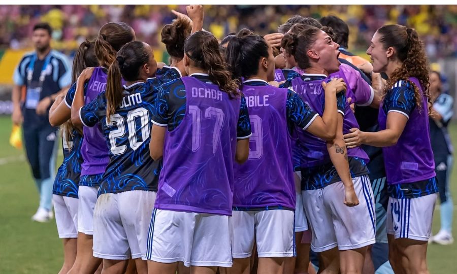 La Selección Femenina de Argentina logró un histórico empate ante Brasil en Recife