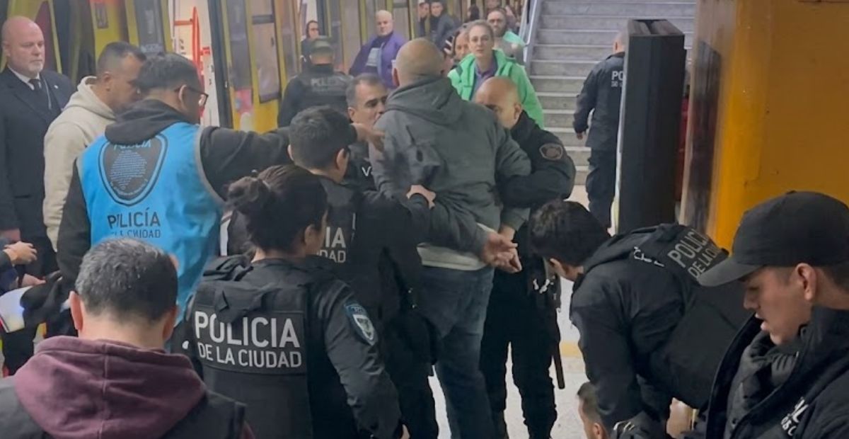 Paro total en el subte para exigir la liberación de los metrodelegados tras la brutal represión policial